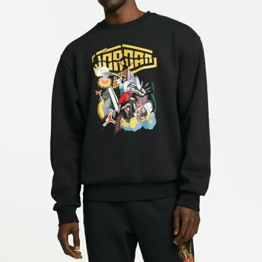 Jordan sport DNA hybrid fleece crew
